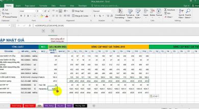 Microsoft Excel – Support tool Quản lý mua hàng: Hướng dẫn + demo | Full file, Mã mở, PivotTable v2.0